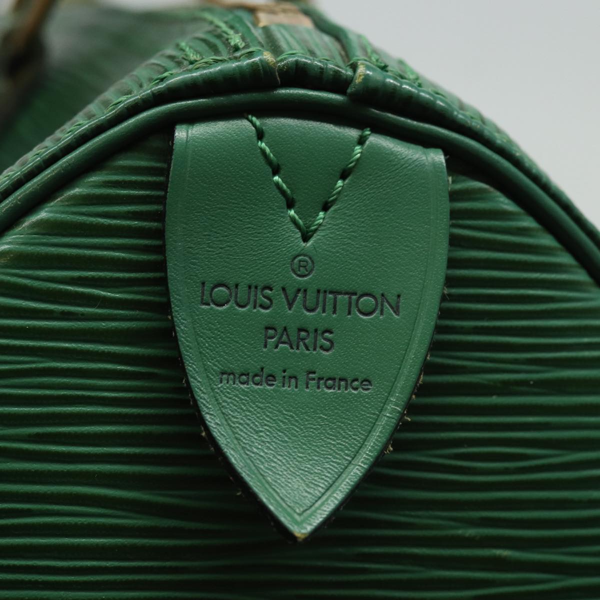 LOUIS VUITTON Epi Speedy 25 Hand Bag Borneo Green M43014 LV Auth 83027