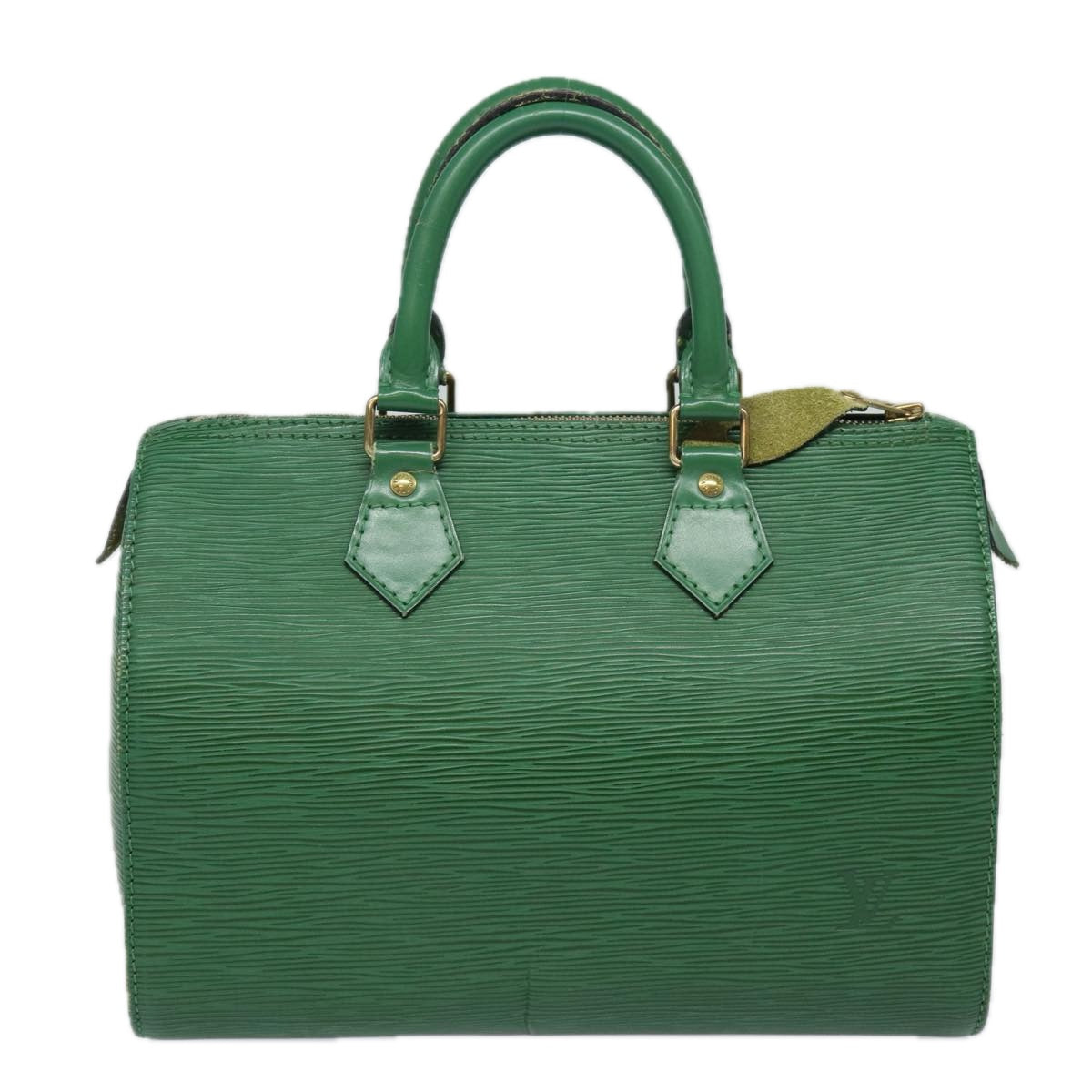 LOUIS VUITTON Epi Speedy 25 Hand Bag Borneo Green M43014 LV Auth 83027 - 0