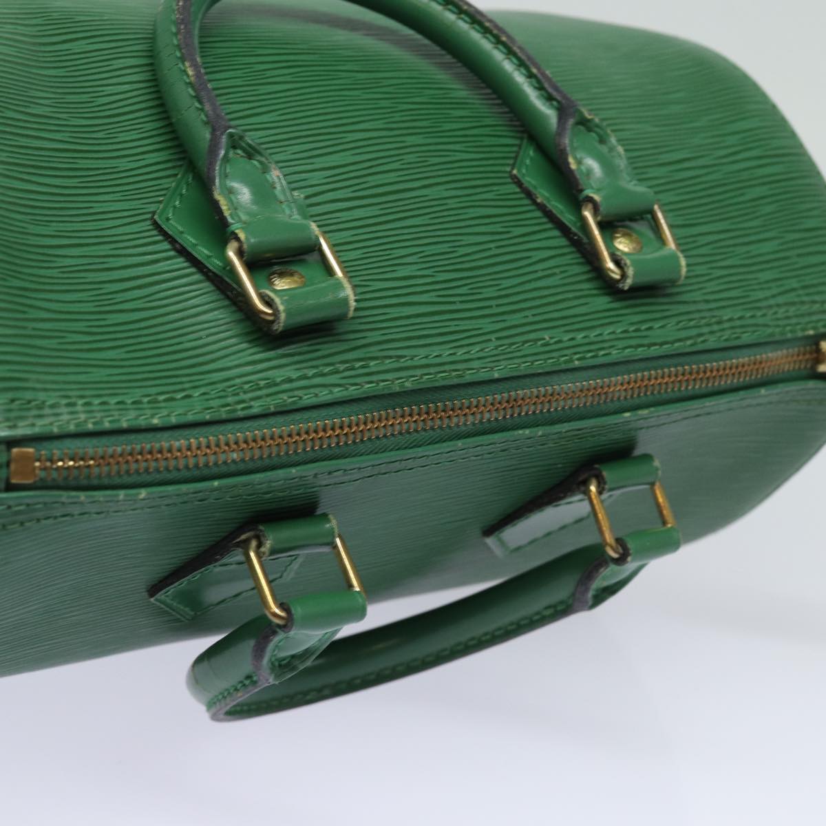 LOUIS VUITTON Epi Speedy 25 Hand Bag Borneo Green M43014 LV Auth 83027