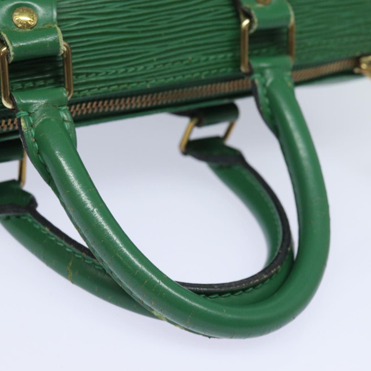 LOUIS VUITTON Epi Speedy 25 Hand Bag Borneo Green M43014 LV Auth 83027