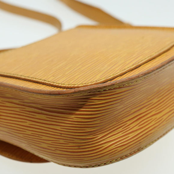 LOUIS VUITTON Epi Saint Cloud PM Shoulder Bag Yellow M52219 LV Auth 83031