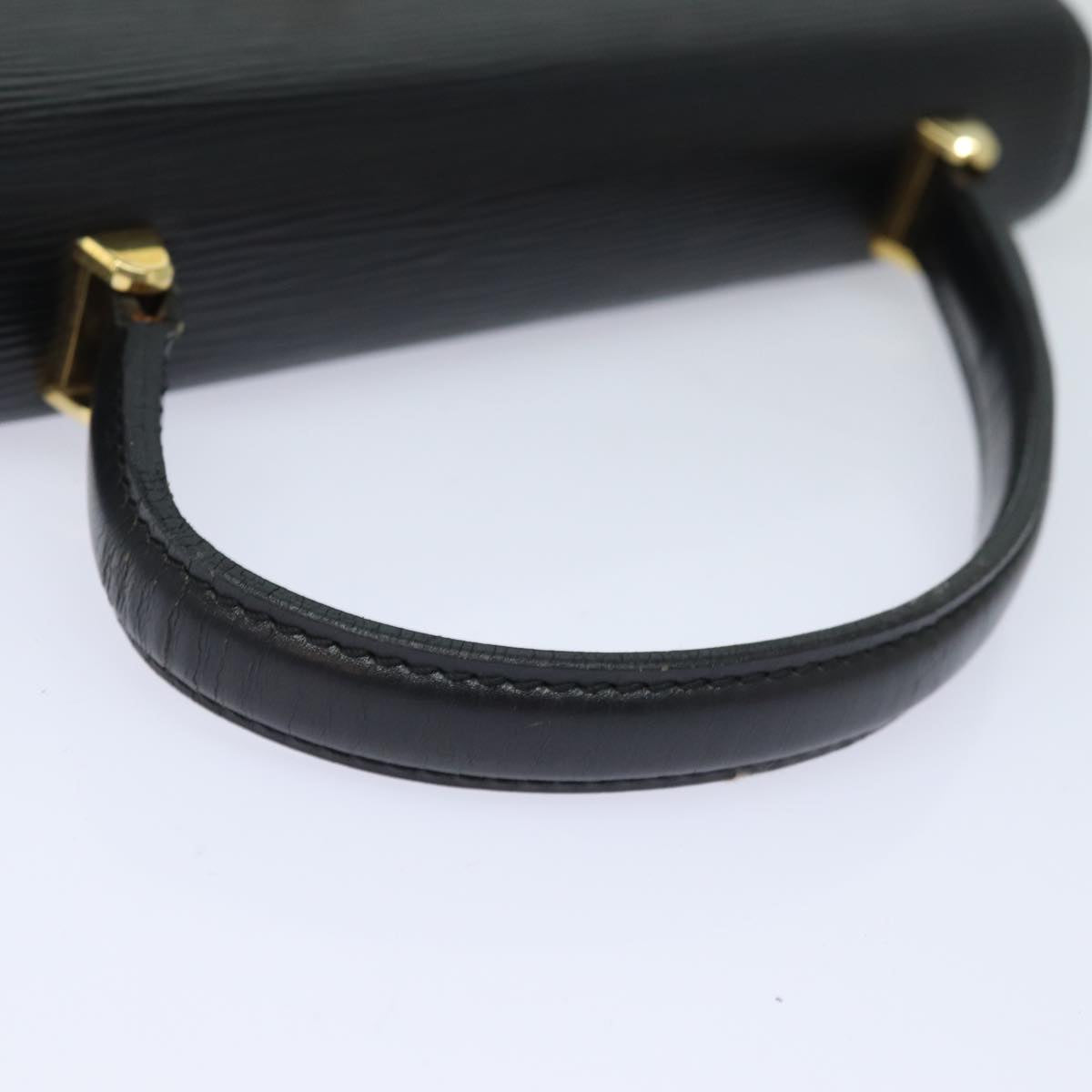 LOUIS VUITTON Epi Malesherbes Hand Bag Black M52372 LV Auth 83032