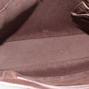 LOUIS VUITTON Epi Sac Plat Handtas Mokka Bruin M5908D LV Auth 83038-17