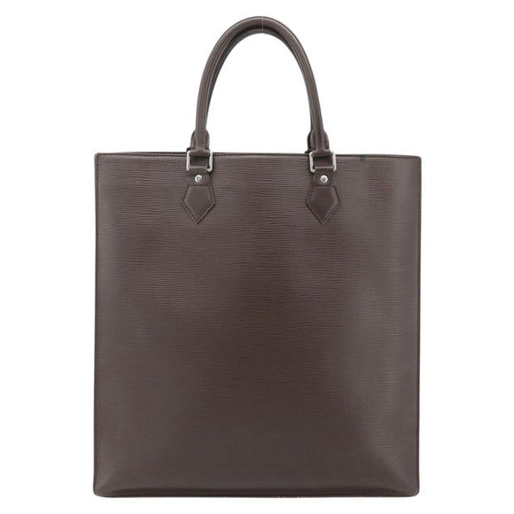 LOUIS VUITTON Epi Sac Plat Handtas Mokka Bruin M5908D LV Auth 83038