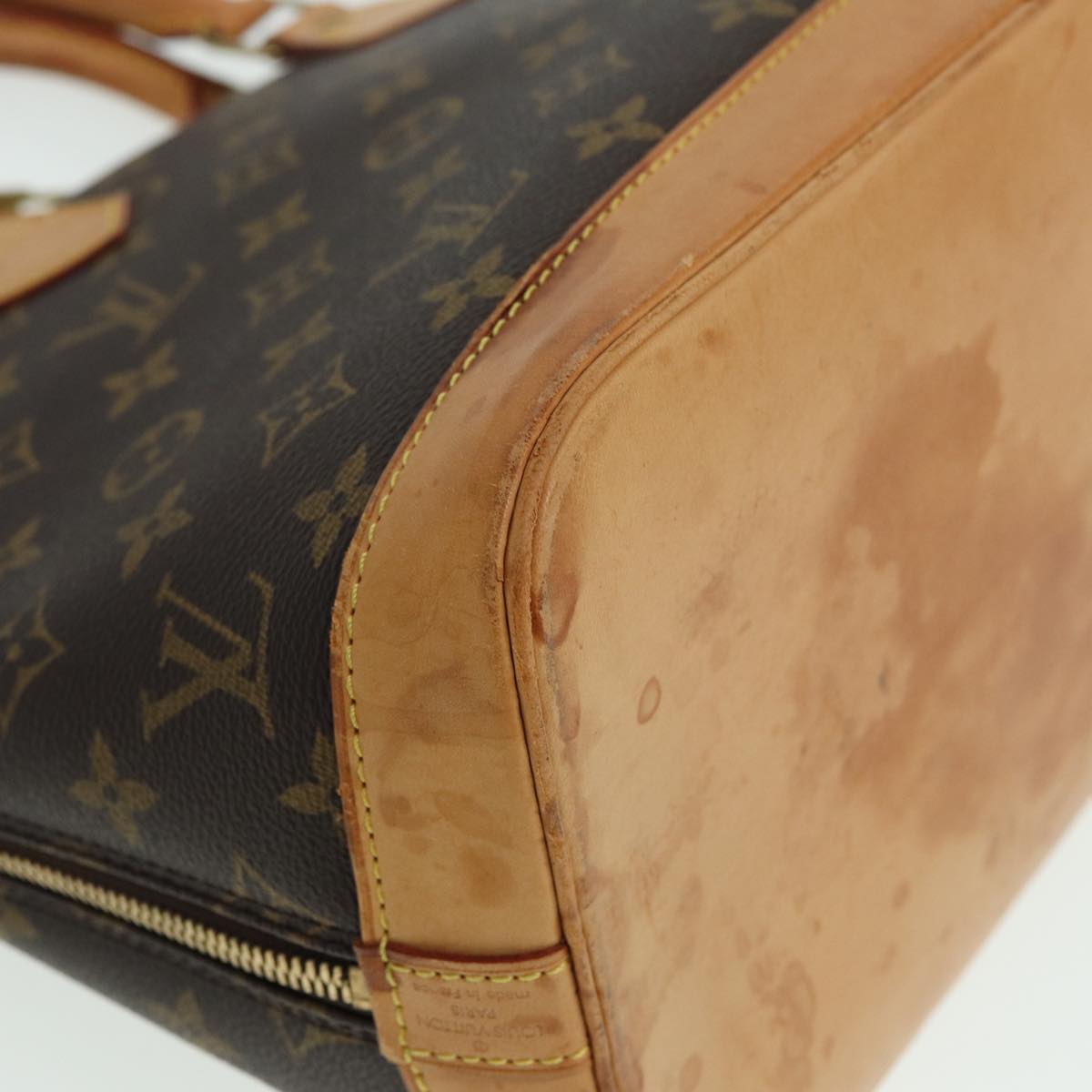 LOUIS VUITTON Monogram Alma Hand Bag M51130 LV Auth 83053