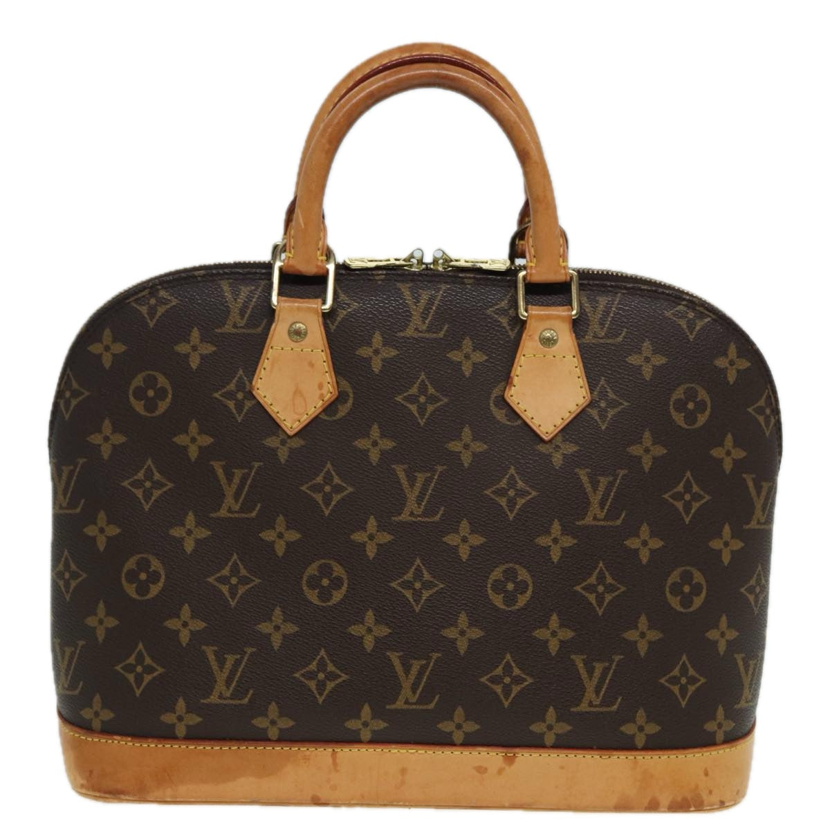 LOUIS VUITTON Monogram Alma Hand Bag M51130 LV Auth 83053