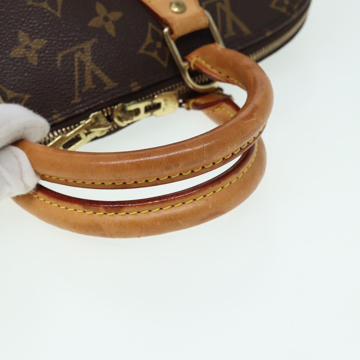 LOUIS VUITTON Monogram Alma Hand Bag M51130 LV Auth 83053