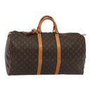LOUIS VUITTON Monogram Keepall 55 Boston Bag M41424 LV Auth 83060-1