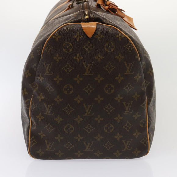 LOUIS VUITTON Monogram Keepall 55 Boston Bag M41424 LV Auth 83060