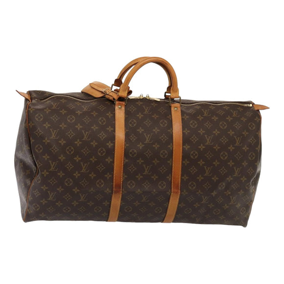 LOUIS VUITTON Monogram Keepall 60 Boston Bag M41422 LV Auth 83061