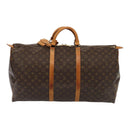 LOUIS VUITTON Monogram Keepall 60 Boston Bag M41422 LV Auth 83061-13