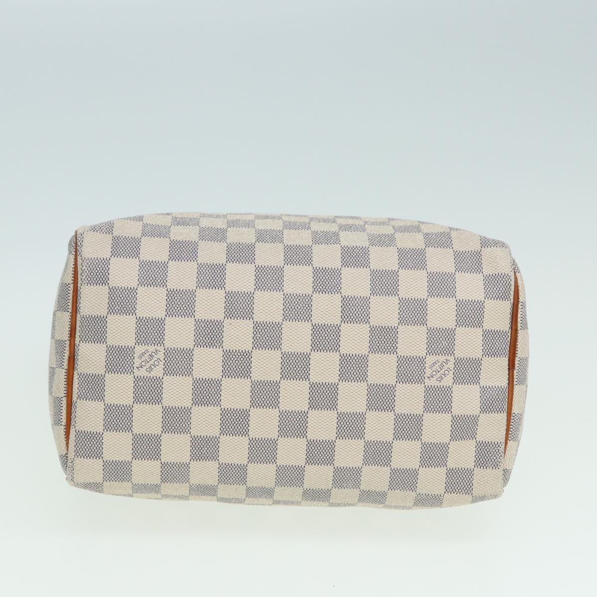 LOUIS VUITTON Damier Azur Speedy 25 Hand Bag N41534 LV Auth 83072