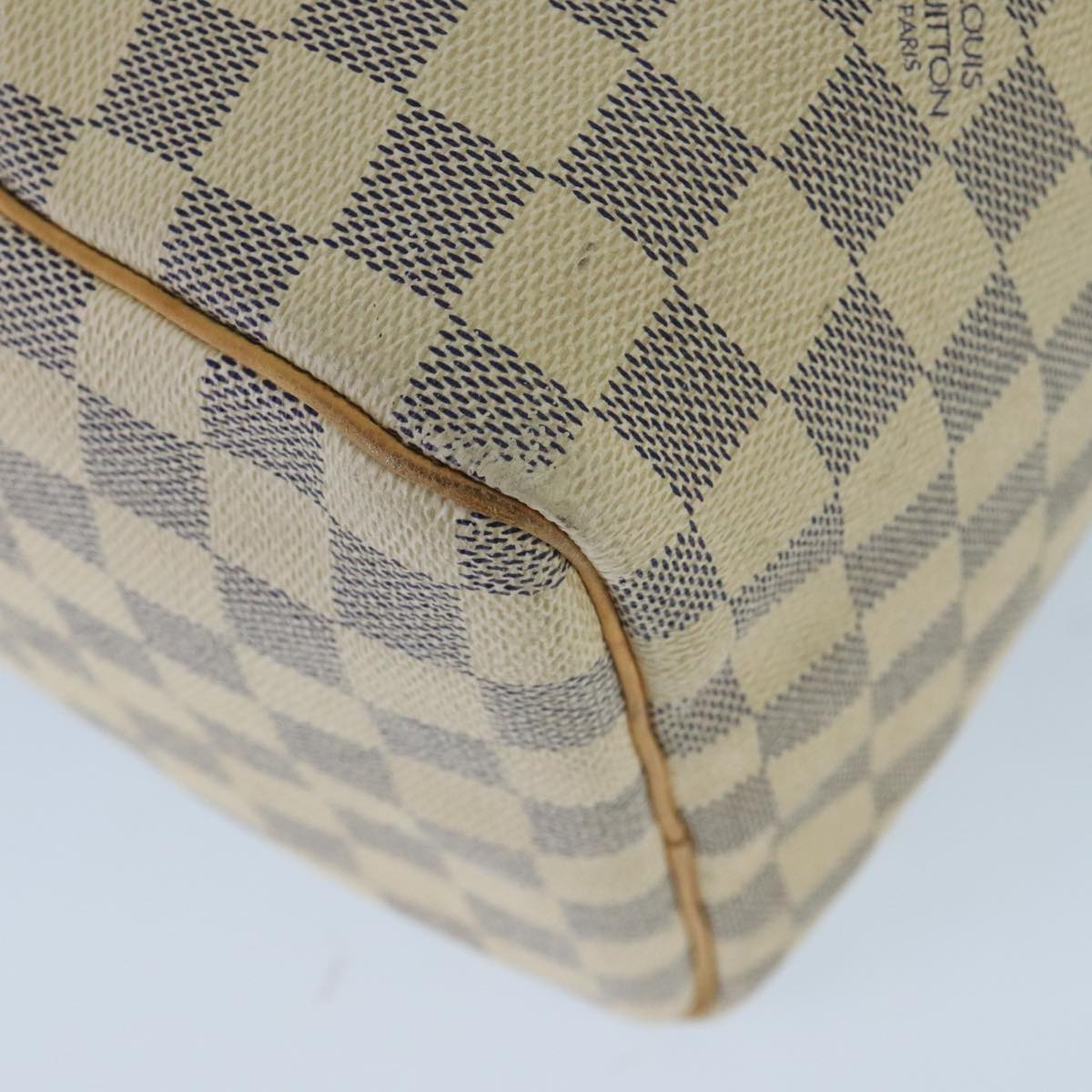 LOUIS VUITTON Damier Azur Speedy 30 Hand Bag N41533 LV Auth 83073