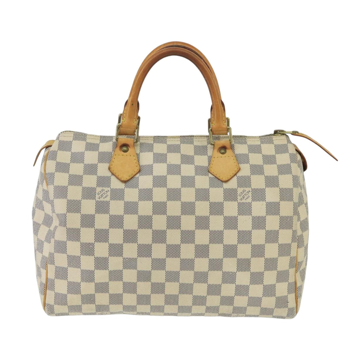 LOUIS VUITTON Damier Azur Speedy 30 Hand Bag N41533 LV Auth 83073