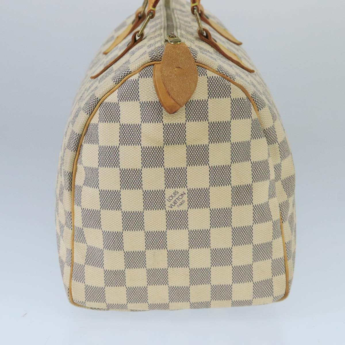 LOUIS VUITTON Damier Azur Speedy 30 Hand Bag N41533 LV Auth 83073