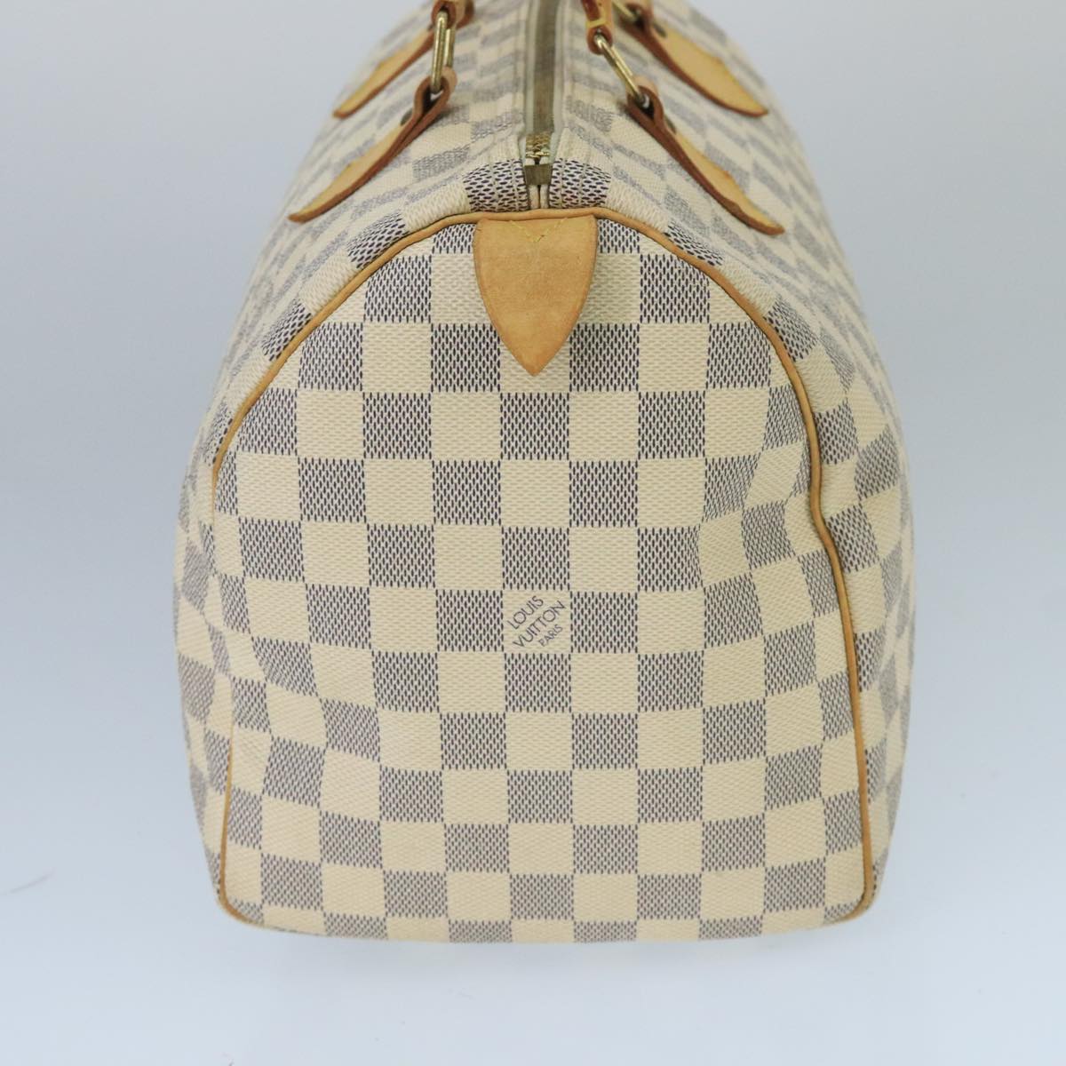 LOUIS VUITTON Damier Azur Speedy 30 Hand Bag N41533 LV Auth 83073