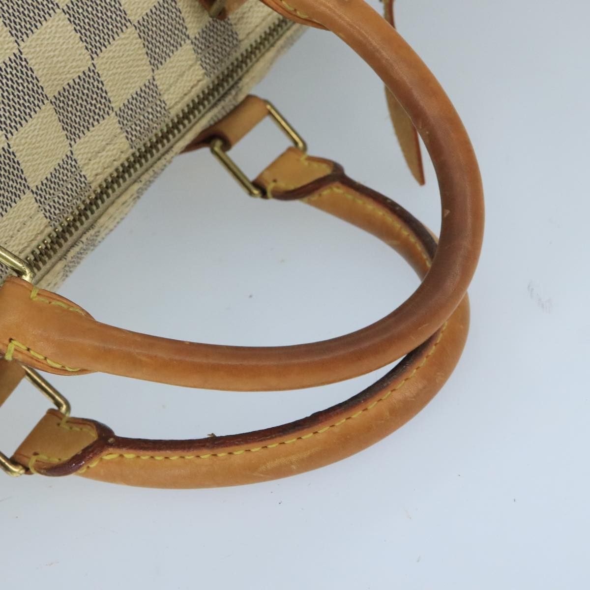 LOUIS VUITTON Damier Azur Speedy 30 Hand Bag N41533 LV Auth 83073