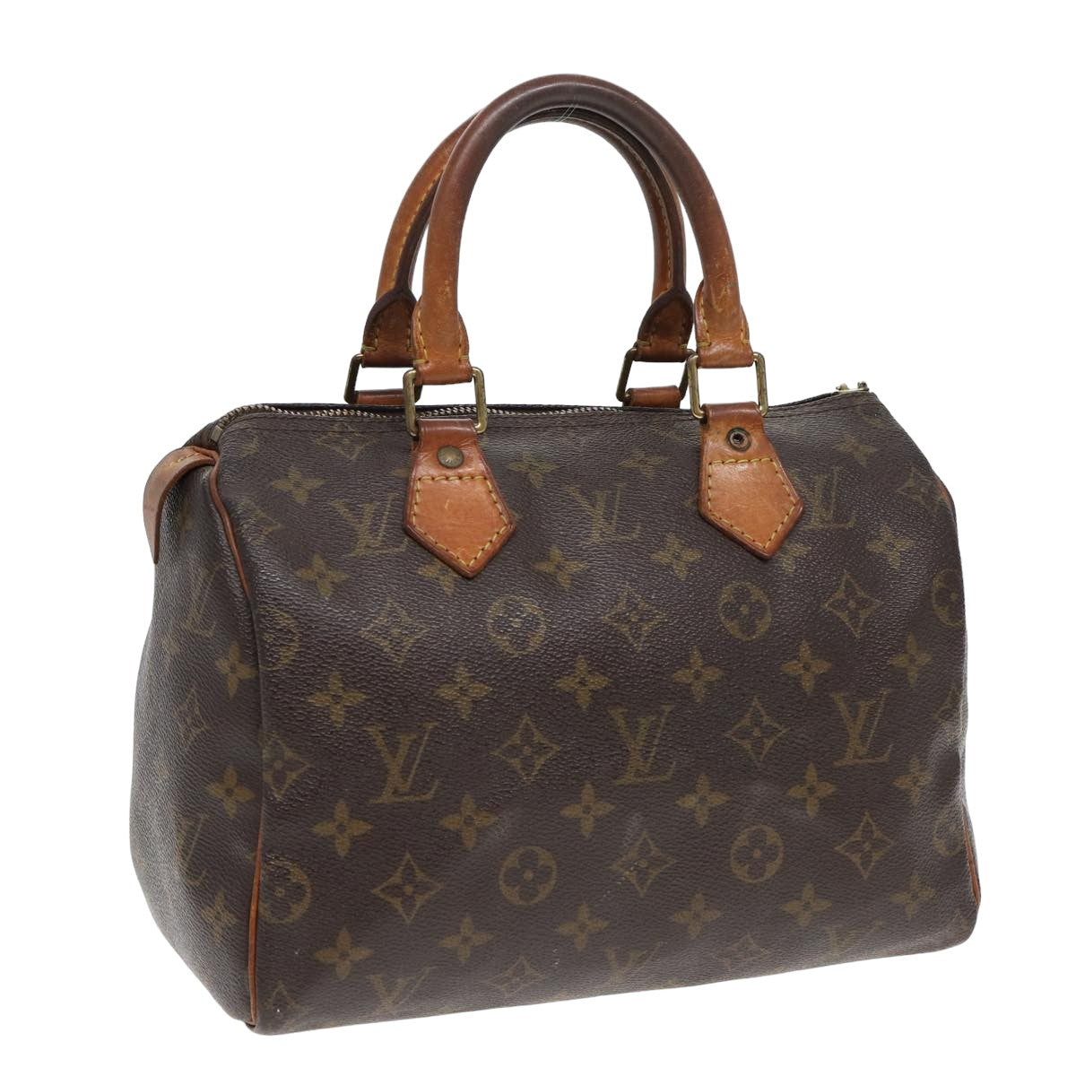 LOUIS VUITTON Monogram Speedy 25 Hand Bag M41528 LV Auth 83076