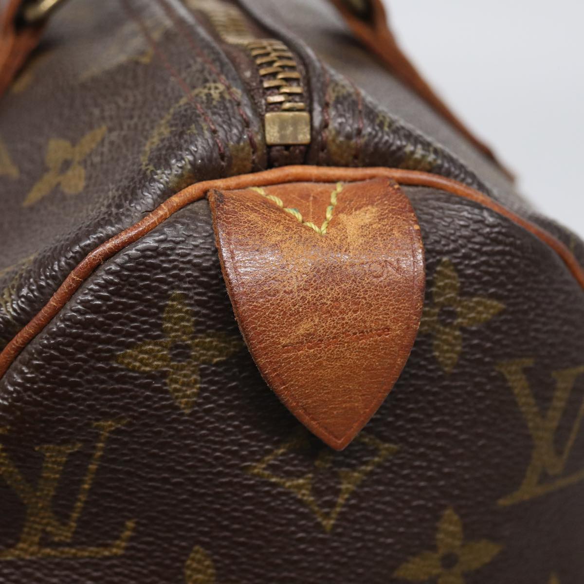 LOUIS VUITTON Monogram Speedy 25 Hand Bag M41528 LV Auth 83076