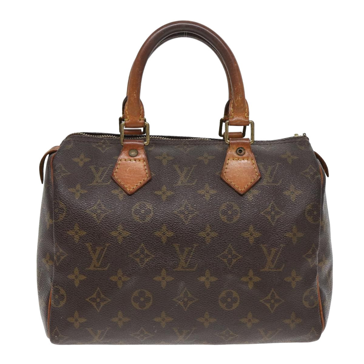 LOUIS VUITTON Monogram Speedy 25 Hand Bag M41528 LV Auth 83076