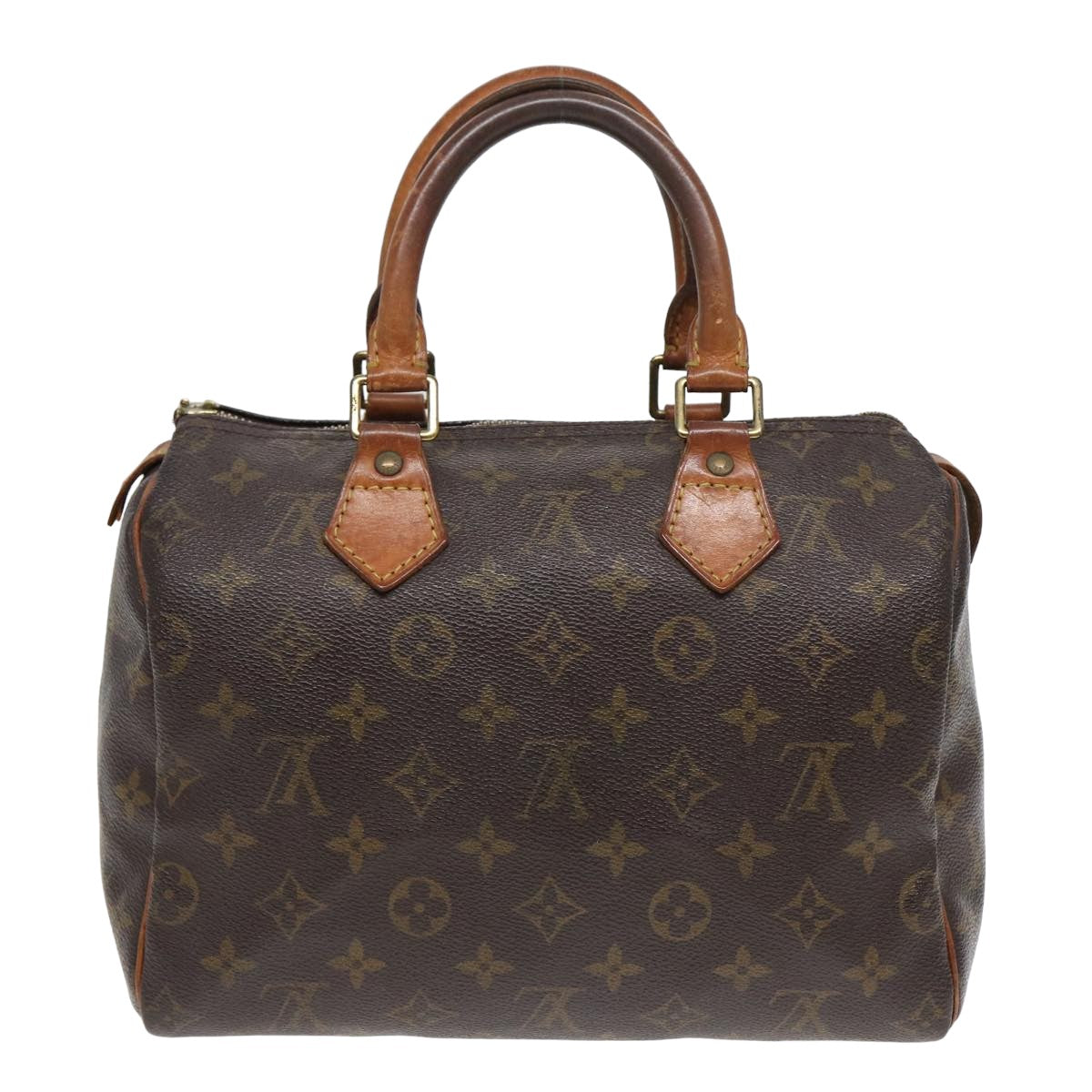 LOUIS VUITTON Monogram Speedy 25 Hand Bag M41528 LV Auth 83076