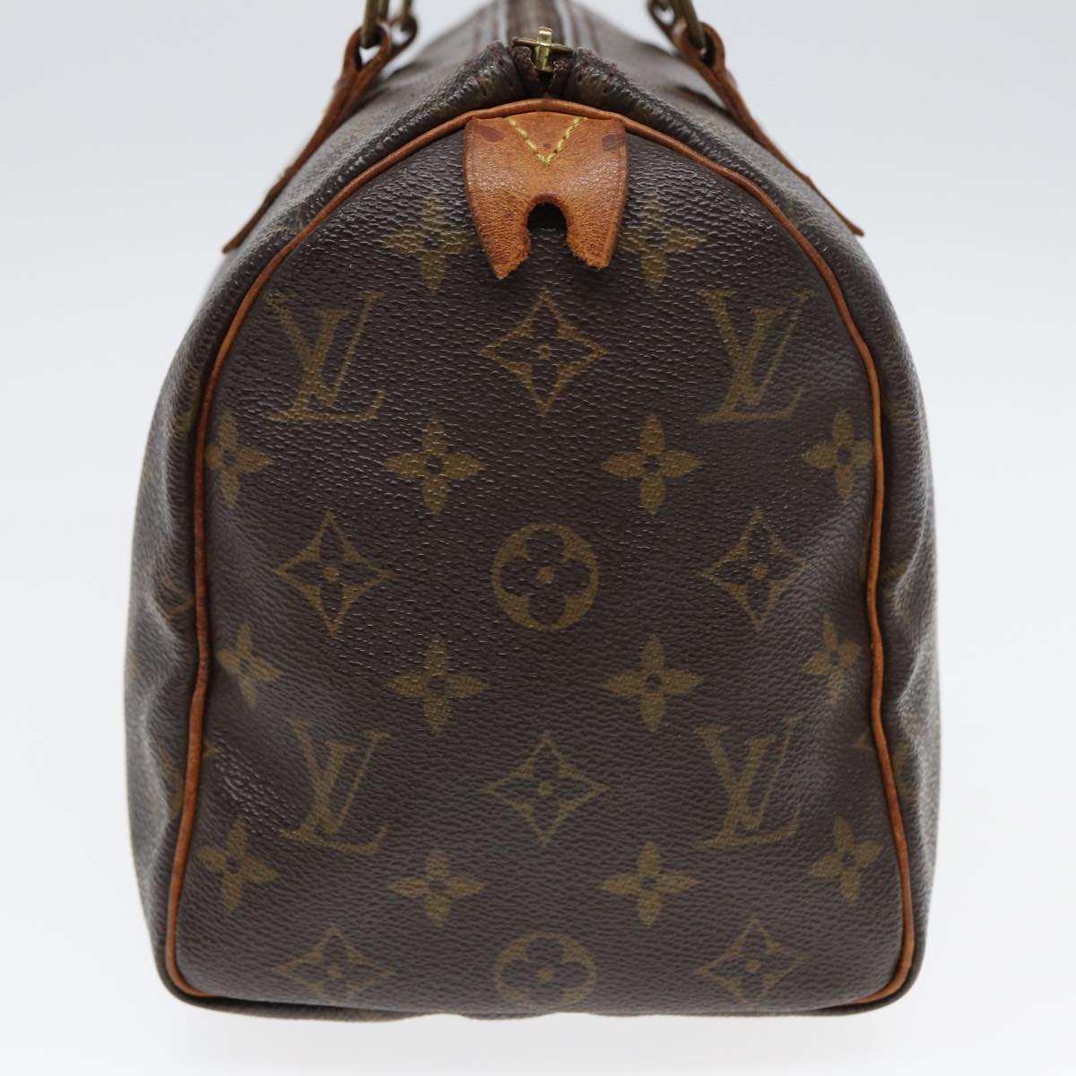 LOUIS VUITTON Monogram Speedy 25 Hand Bag M41528 LV Auth 83076