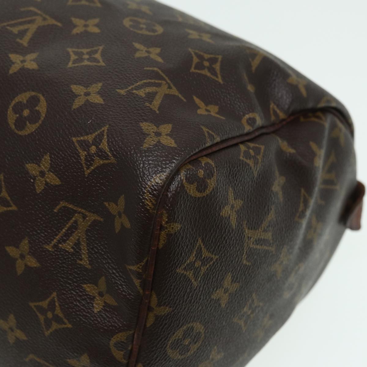 LOUIS VUITTON Monogram Speedy 30 Hand Bag M41526 LV Auth 83077