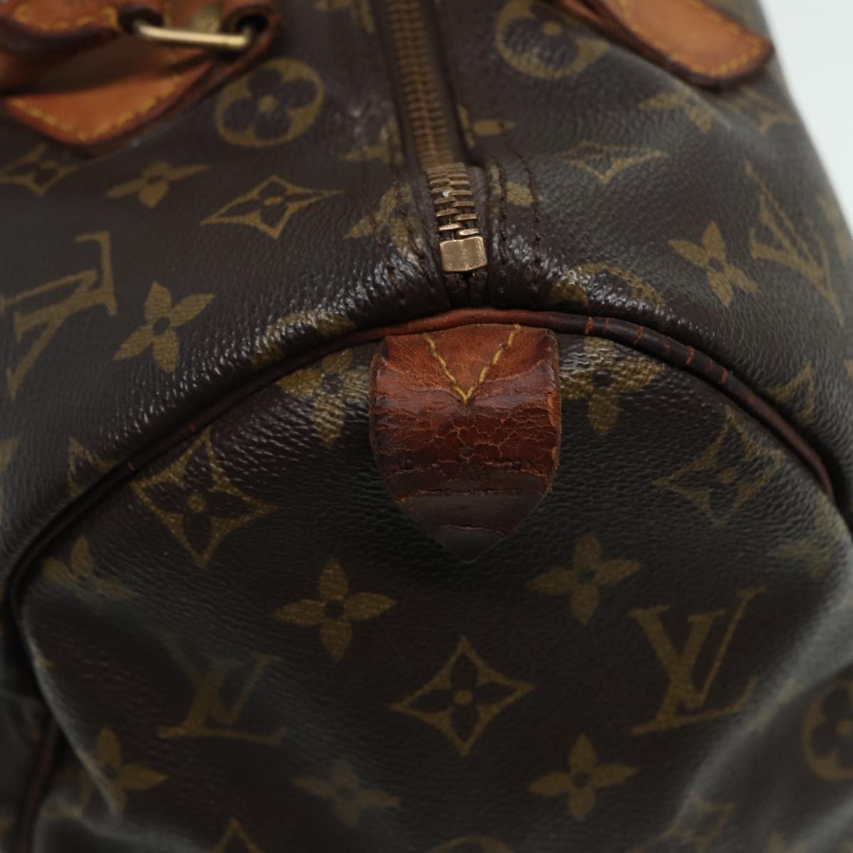 LOUIS VUITTON Monogram Speedy 30 Hand Bag M41526 LV Auth 83077