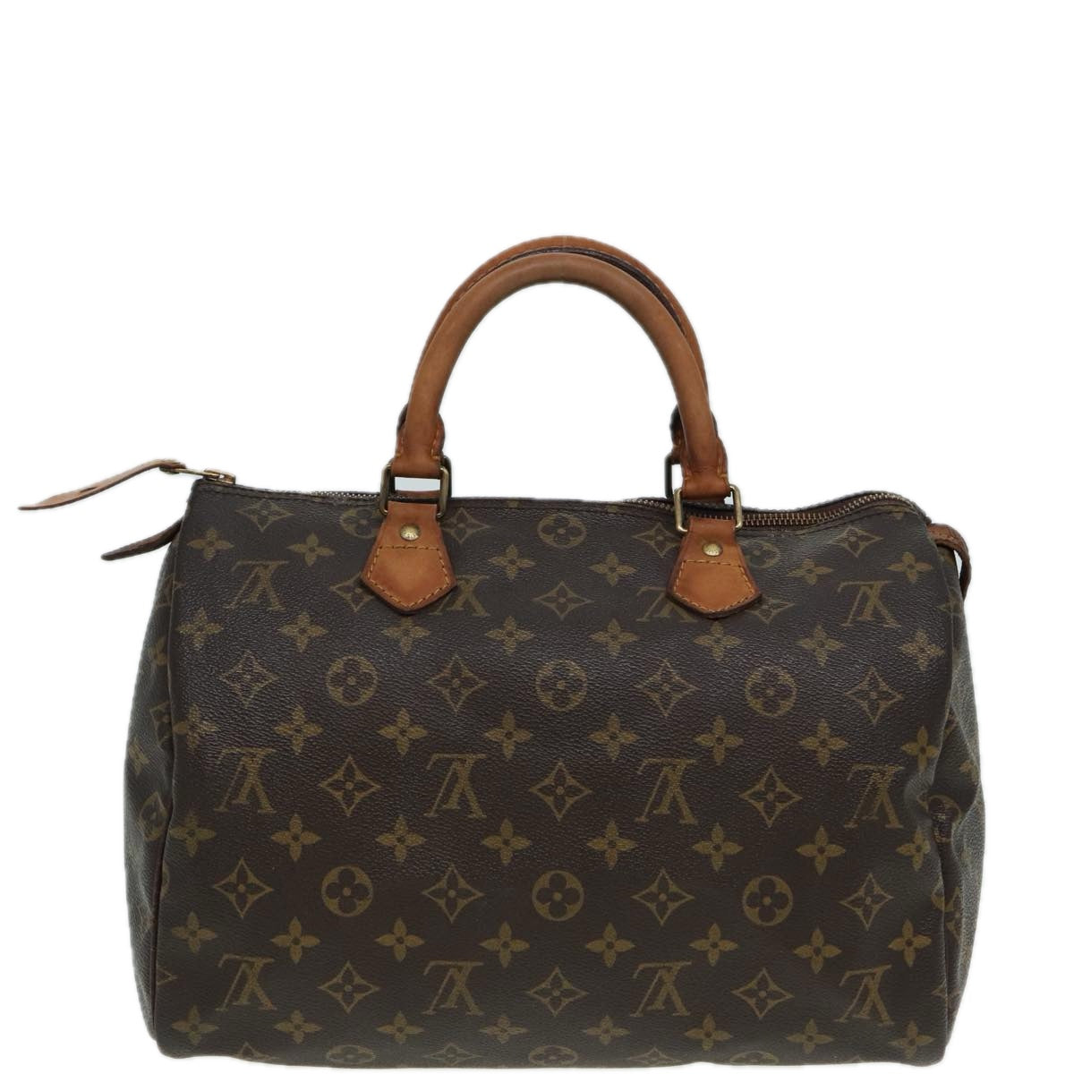 LOUIS VUITTON Monogram Speedy 30 Hand Bag M41526 LV Auth 83077