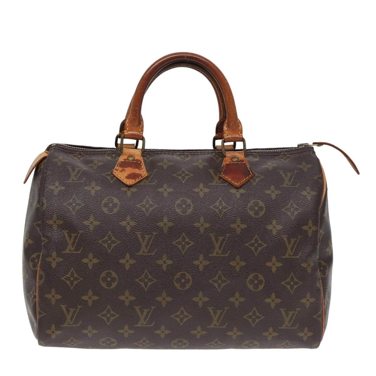 LOUIS VUITTON Monogram Speedy 30 Hand Bag M41526 LV Auth 83078