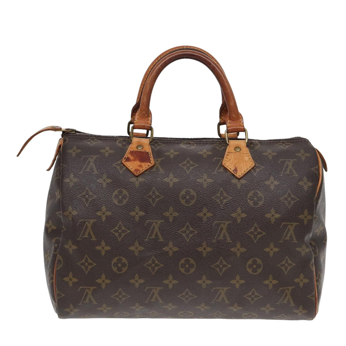 LOUIS VUITTON Monogram Speedy 30 Hand Bag M41526 LV Auth 83078