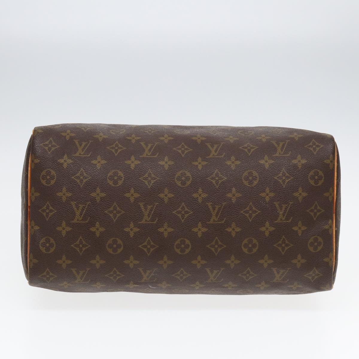 LOUIS VUITTON Monogram Speedy 35 Hand Bag M41524 LV Auth 83080