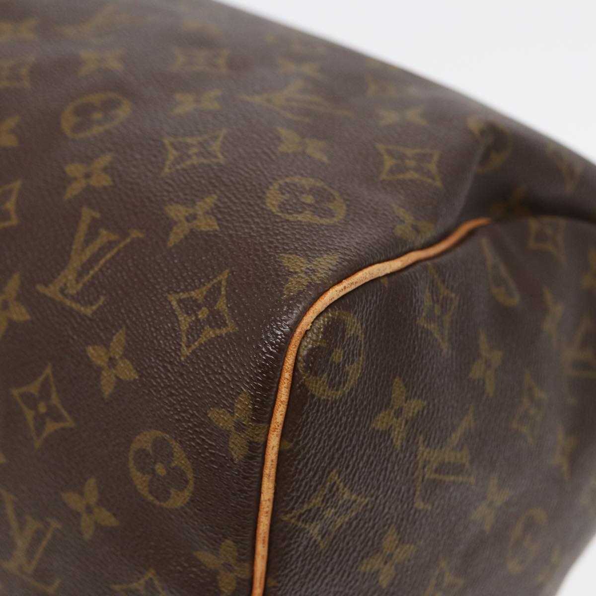 LOUIS VUITTON Monogram Speedy 35 Hand Bag M41524 LV Auth 83080