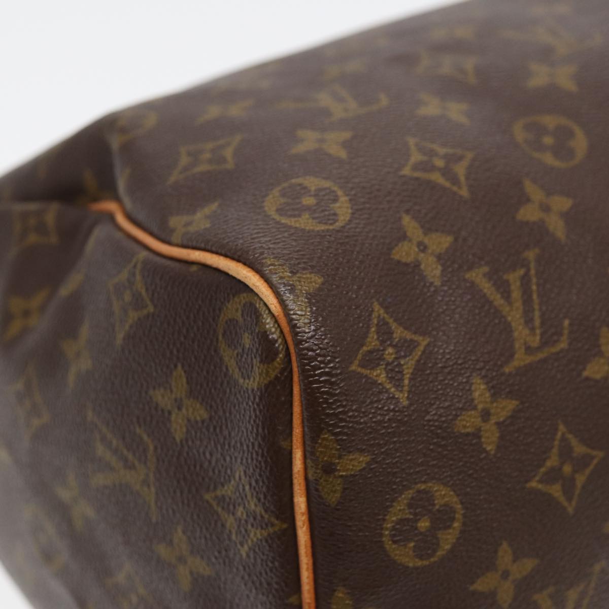 LOUIS VUITTON Monogram Speedy 35 Hand Bag M41524 LV Auth 83080