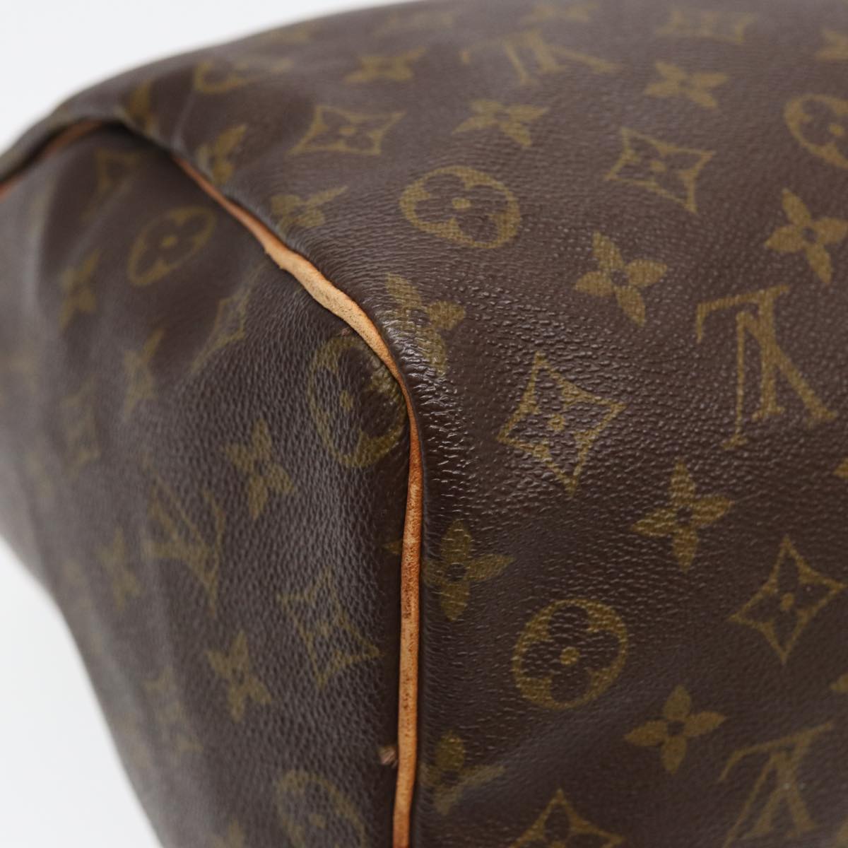 LOUIS VUITTON Monogram Speedy 35 Hand Bag M41524 LV Auth 83080