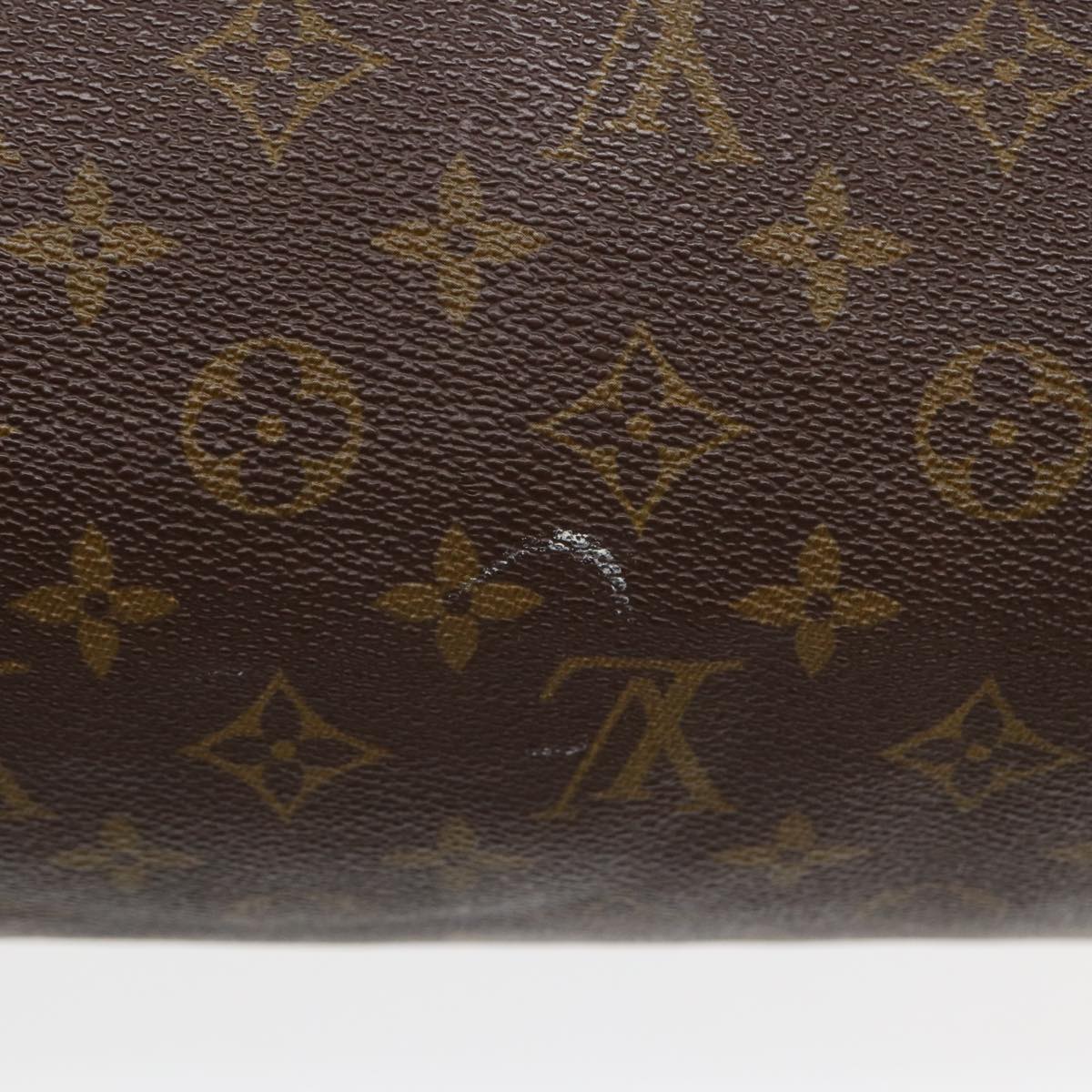 LOUIS VUITTON Monogram Speedy 35 Hand Bag M41524 LV Auth 83080