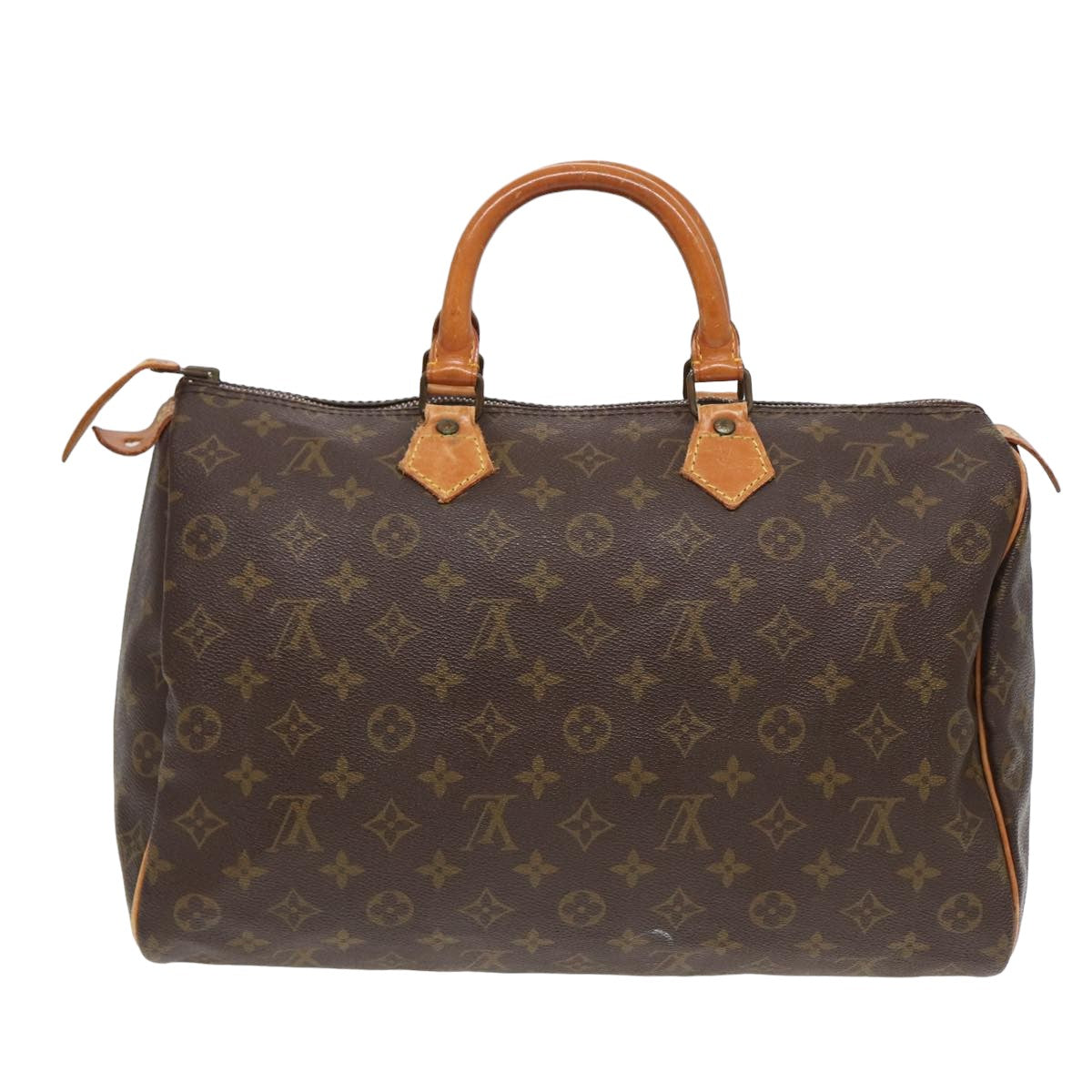 LOUIS VUITTON Monogram Speedy 35 Hand Bag M41524 LV Auth 83080