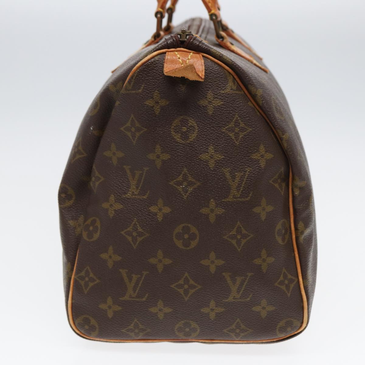 LOUIS VUITTON Monogram Speedy 35 Hand Bag M41524 LV Auth 83080