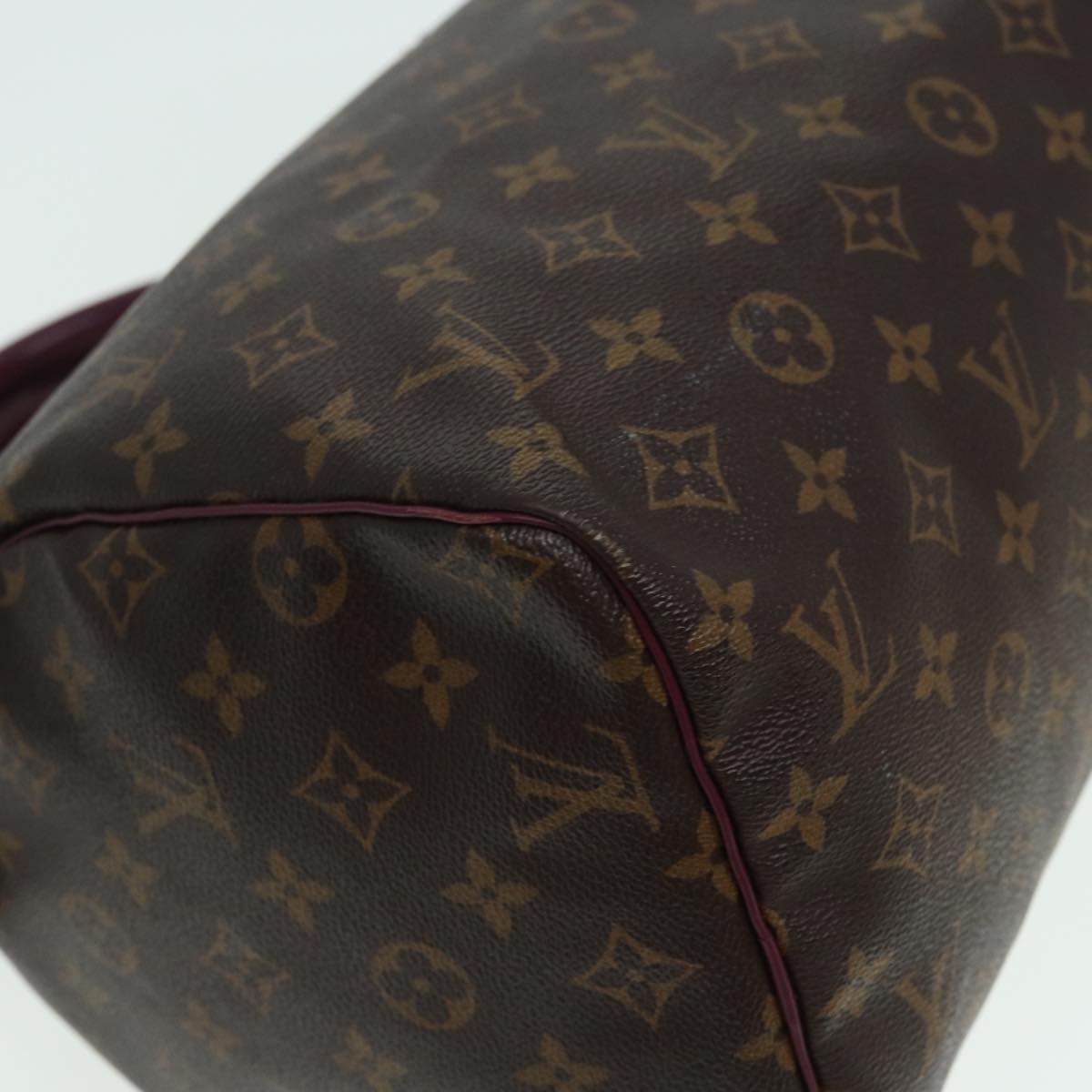 LOUIS VUITTON Monogram Totem Speedy 30 Hand Bag M41666 LV Auth 83082