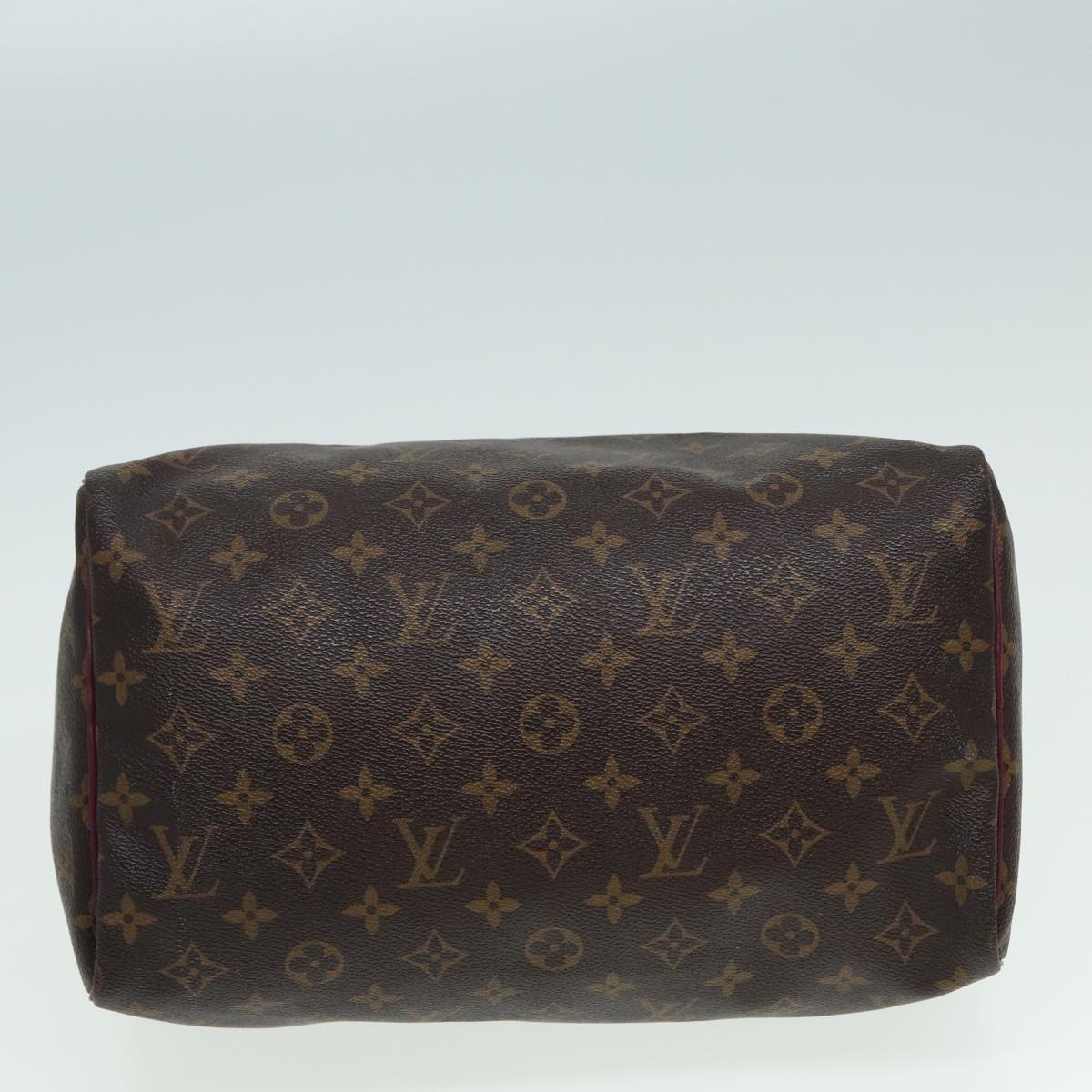 LOUIS VUITTON Monogram Totem Speedy 30 Hand Bag M41666 LV Auth 83082