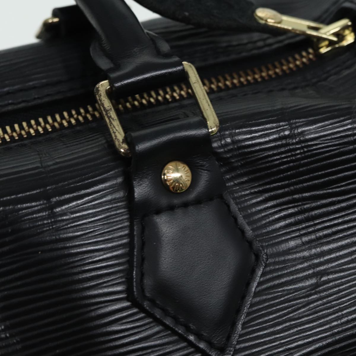 LOUIS VUITTON Epi Speedy 25 Hand Bag Black M43012 LV Auth 83084