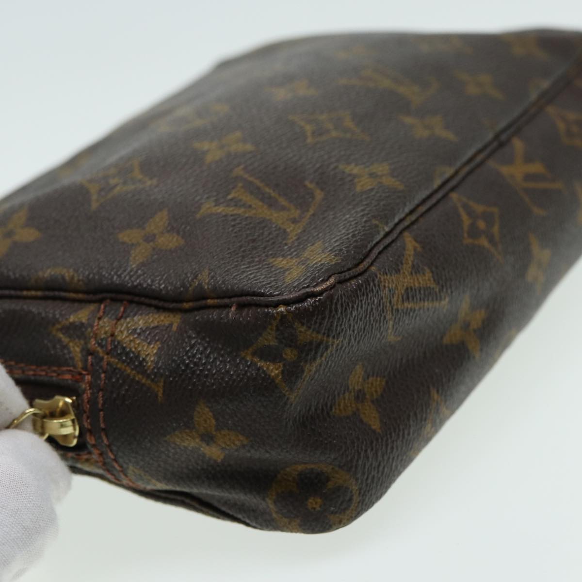 LOUIS VUITTON Monogram Trousse Toilette 23 Clutch Bag M47524 LV Auth 83085