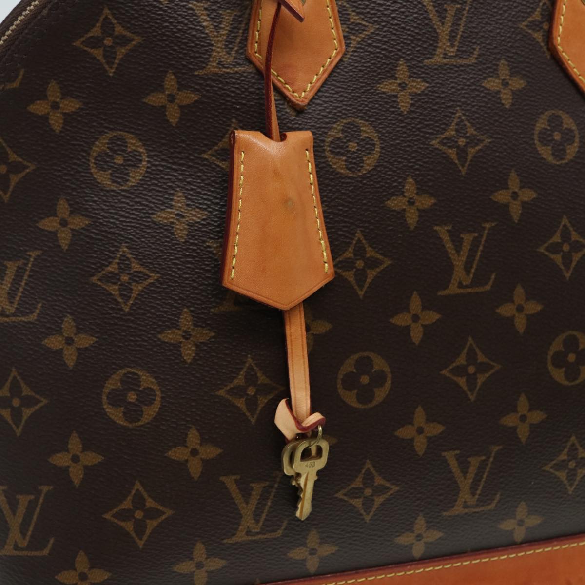 LOUIS VUITTON Monogram Alma MM Hand Bag M40878 LV Auth 83099