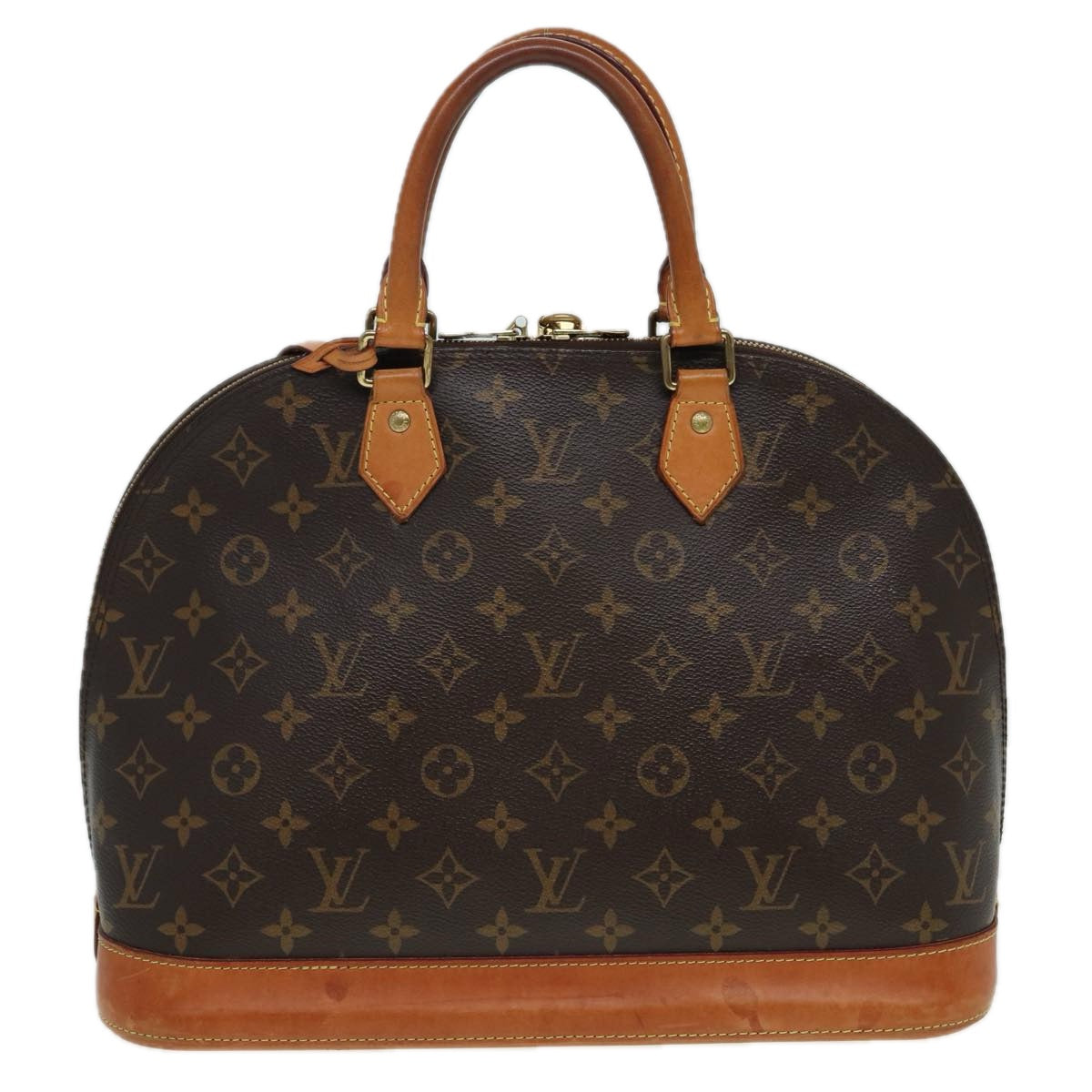 LOUIS VUITTON Monogram Alma MM Hand Bag M40878 LV Auth 83099