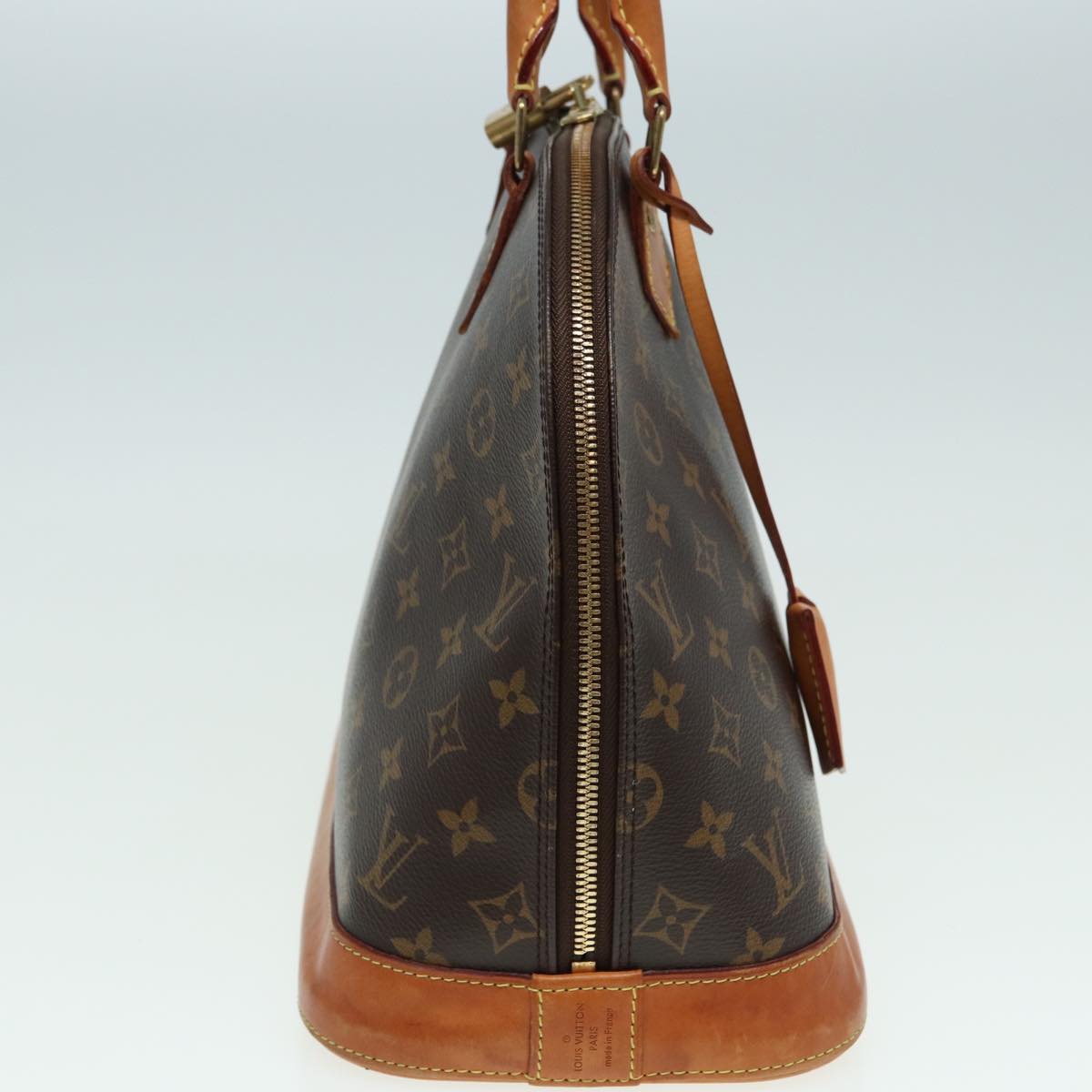 LOUIS VUITTON Monogram Alma MM Hand Bag M40878 LV Auth 83099