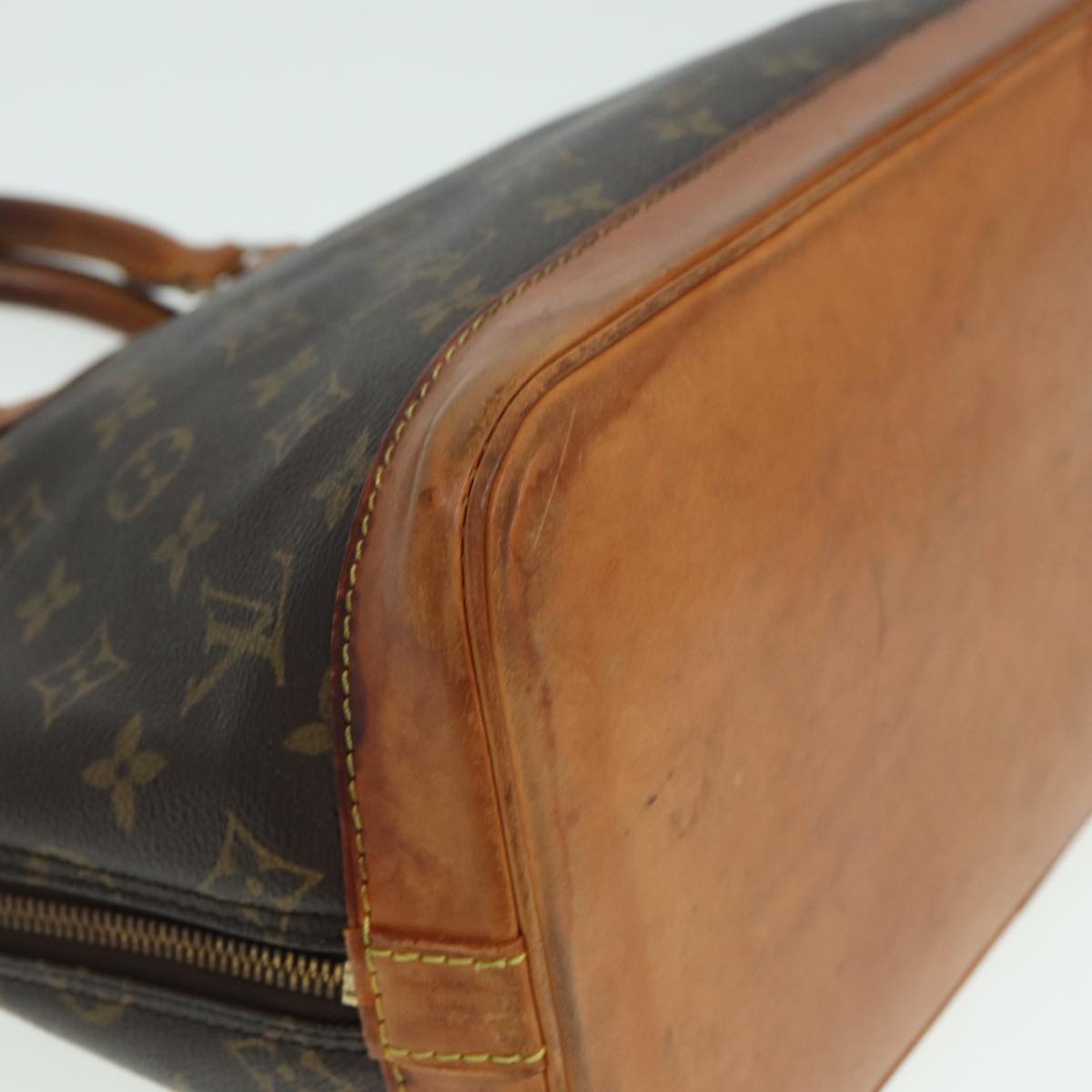 LOUIS VUITTON Monogram Alma Hand Bag M51130 LV Auth 83100