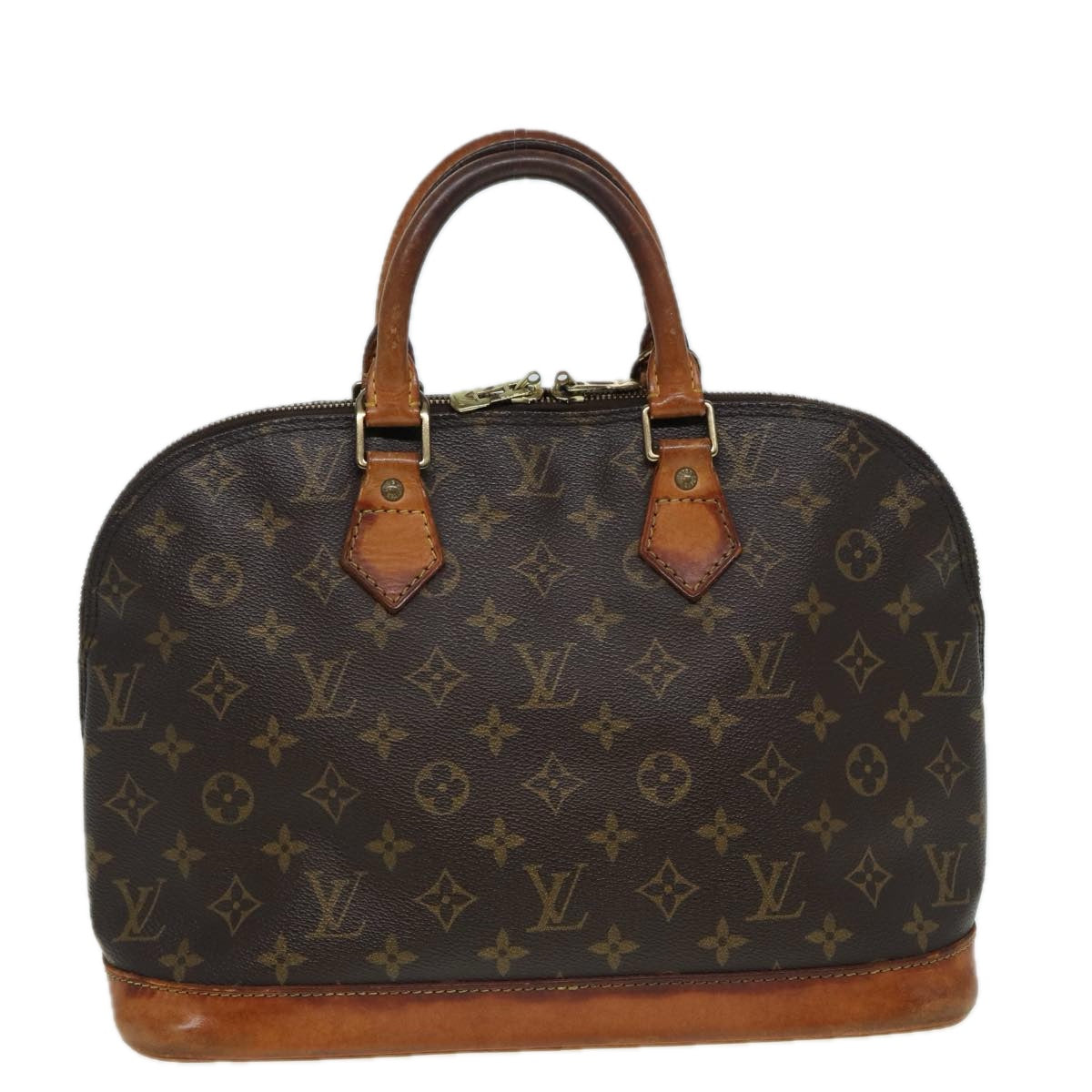 LOUIS VUITTON Monogram Alma Hand Bag M51130 LV Auth 83100