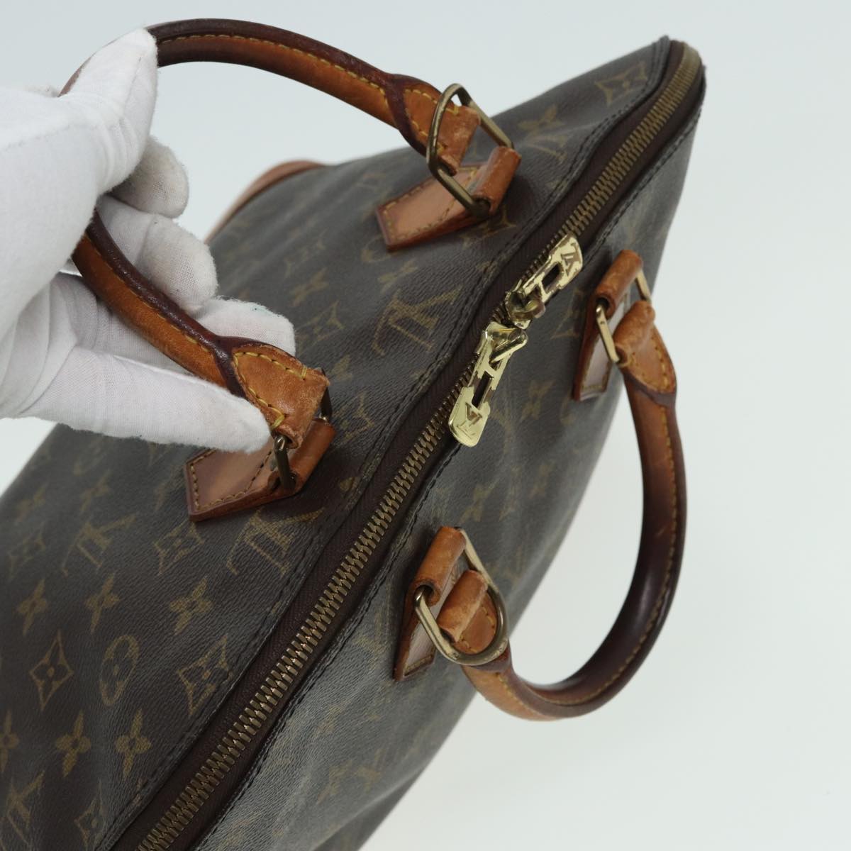 LOUIS VUITTON Monogram Alma Hand Bag M51130 LV Auth 83100