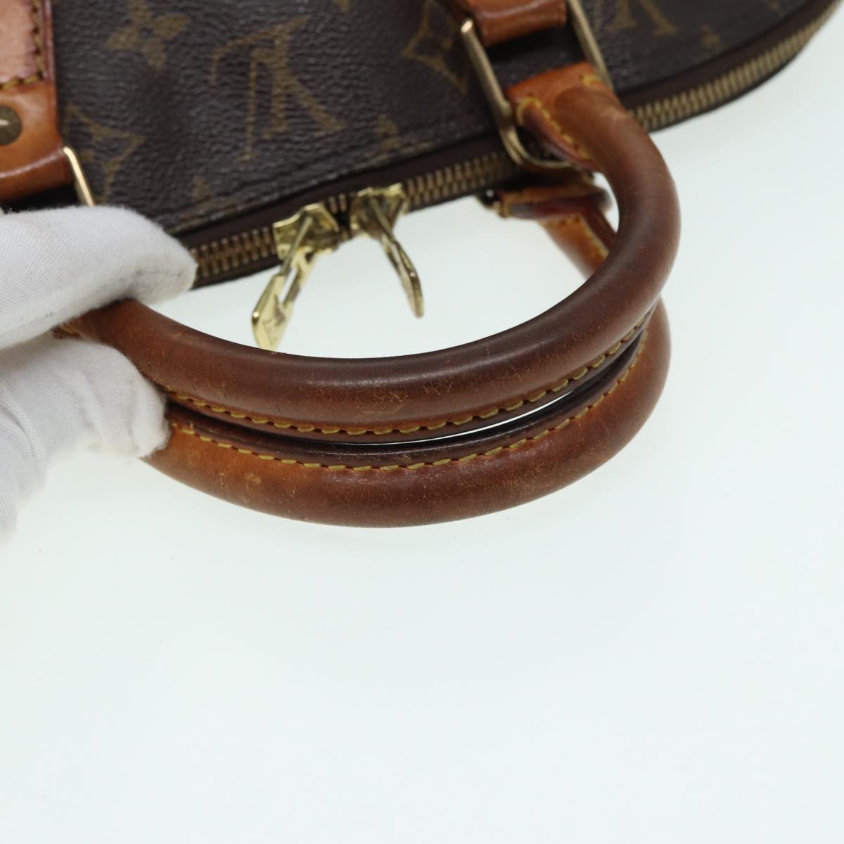 LOUIS VUITTON Monogram Alma Hand Bag M51130 LV Auth 83100