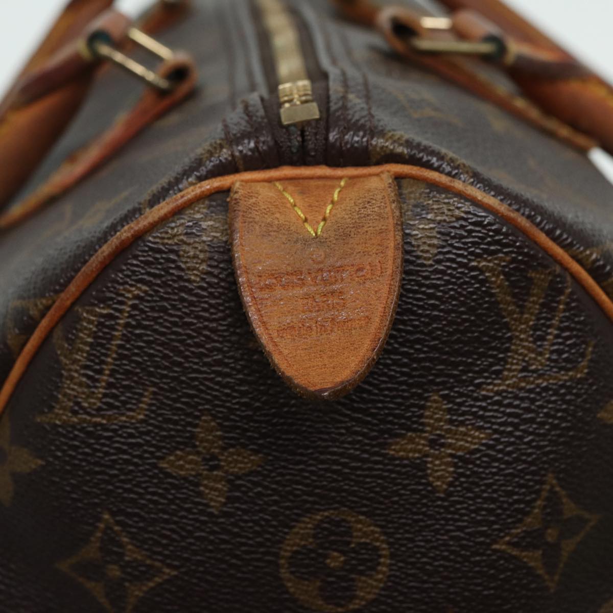 LOUIS VUITTON Monogram Speedy 30 Hand Bag M41526 LV Auth 83102